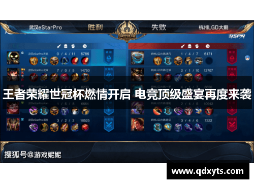 王者荣耀世冠杯燃情开启 电竞顶级盛宴再度来袭